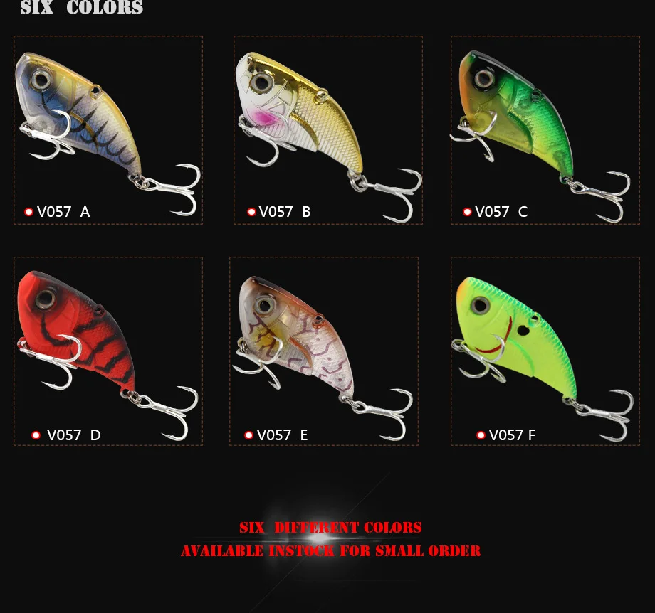 Новые Vib приманки 5 см 15 г снасти для рыбалки приманки pesca jig воблеры isca искусственные кренкбейт жесткая Приманка Товары для джигинга свимбейт лед