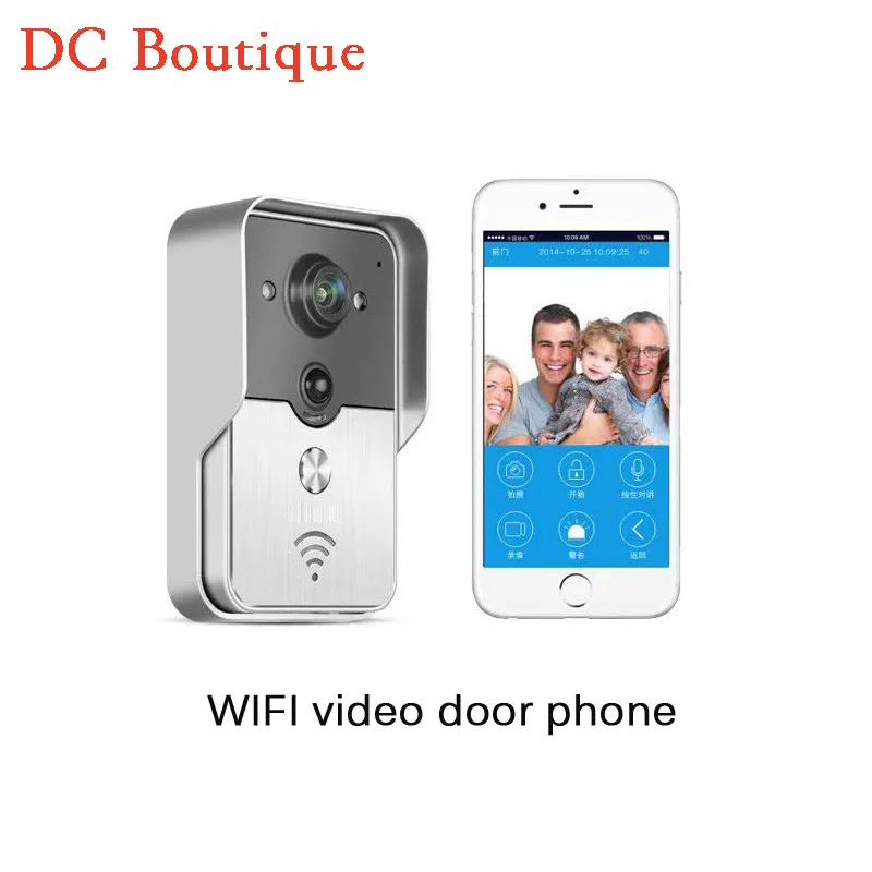 1 set WIFI wireless Video font b door b font phone Night version MINI font