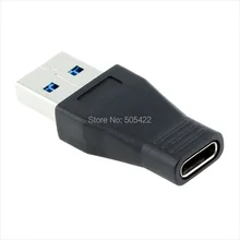 500 шт/лот type C USB 3,1 Female to 3,0 type A штекер Адаптер Быстрая зарядка данных Высокое качество