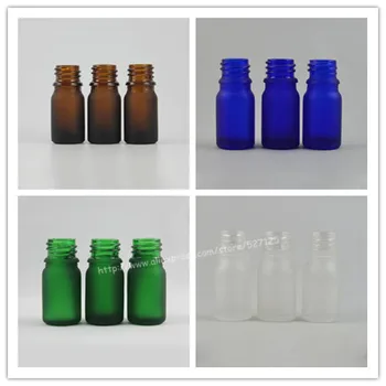 

5ml green/blue/brown/clear frosted empty bottle without any caps,glass container.18/410