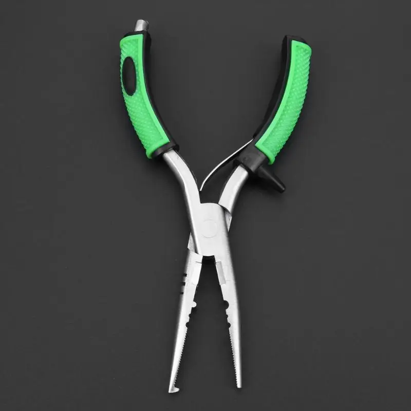 

1pcs High Carbon Steel Metal Fishing Split Ring Pliers Cutters Remover Fishing Line Hook Cutter Lure Baits Pliers Fishing Tools