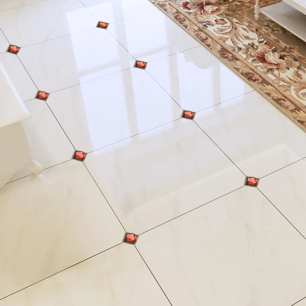 Tile Stickers Self Adhesive Tile Seams Living Room Floor Tiles