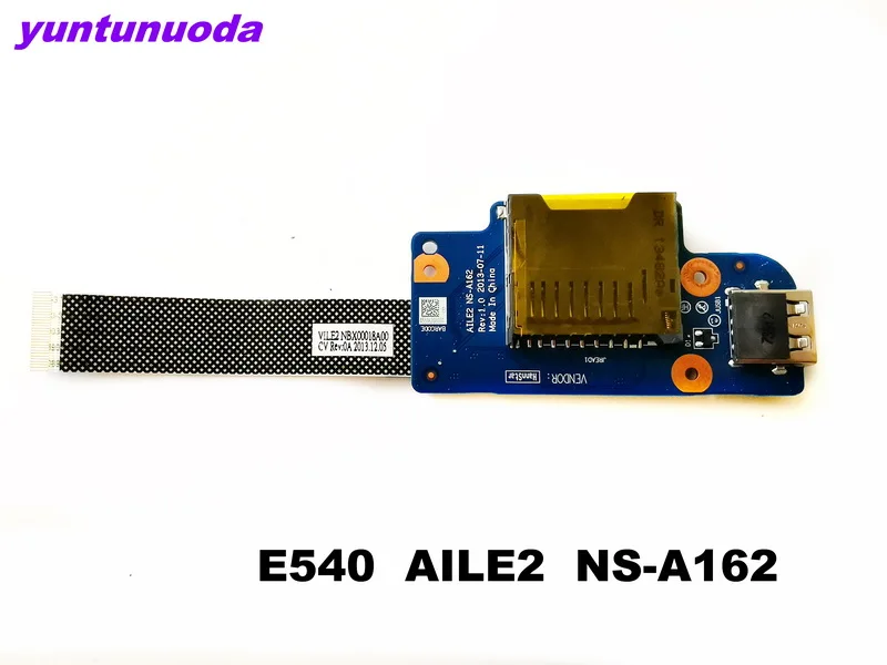 Original for lenovo laptop E540 usb board resde board with cable E540 AILE2 NS-A162 tested good free shipping Original for lenovo laptop E540 usb board resde board with cable E540 AILE2 NS-A162 tested good free shipping