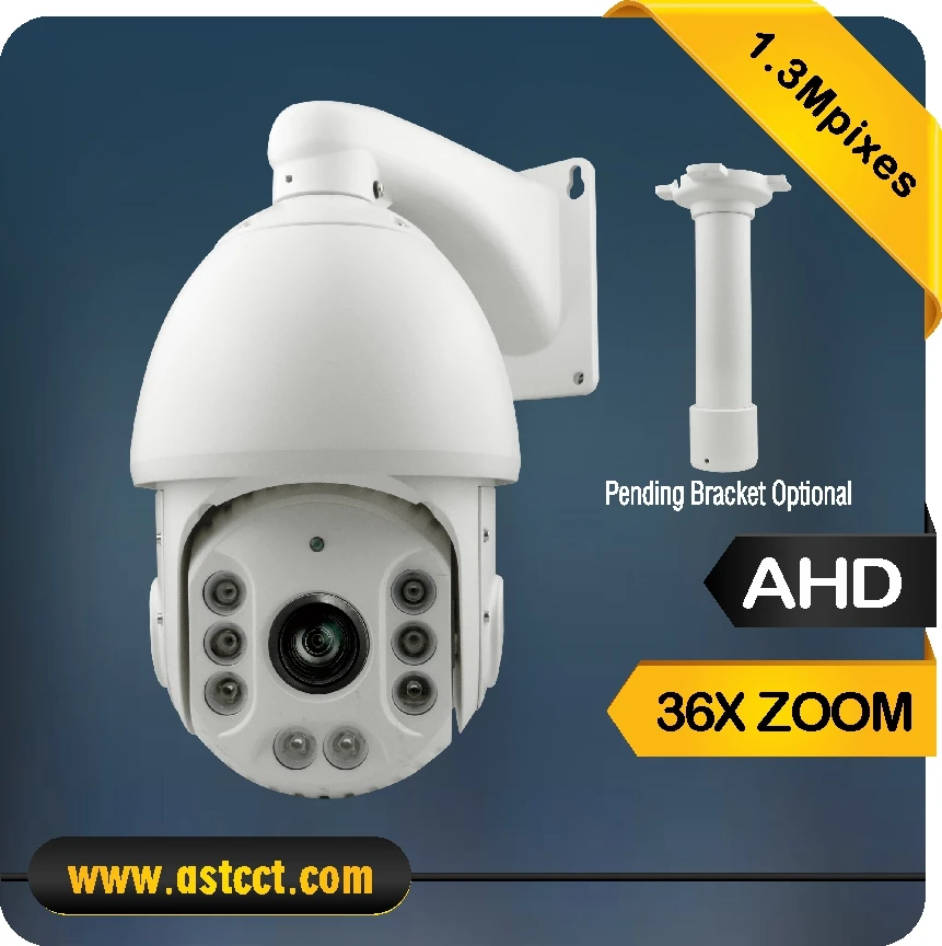 Security 36X Zoom HD PTZ Camera Outdoor 960P IR High Speed Dome Camera