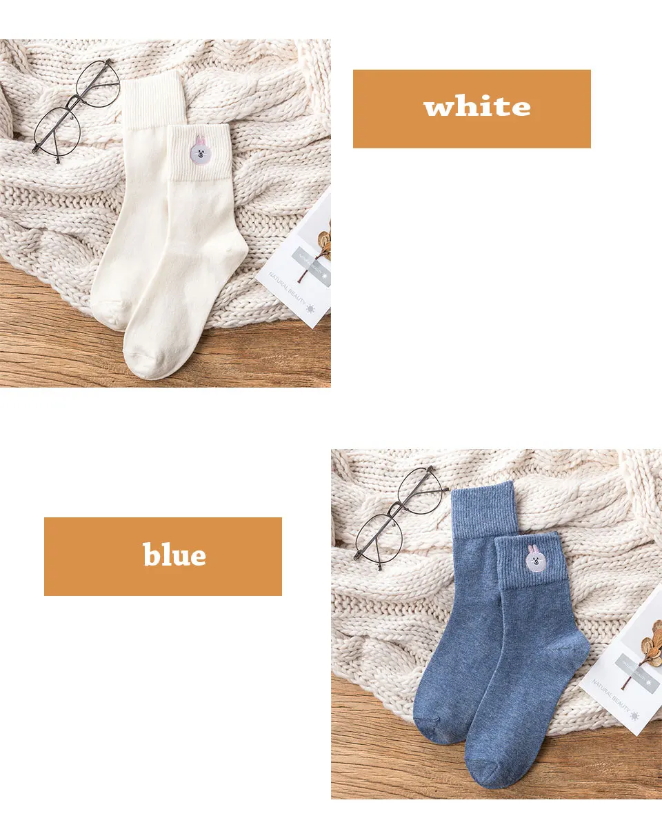 Hot Fashion Cartoon Cute Short Socks Women Harajuku Comfortable Lovely Girl Cotton Sock Comfortable Lovely In Spring Summer (3)