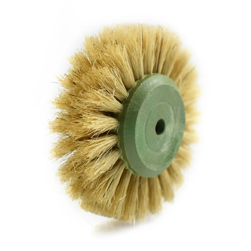  1pc 70mm Diameter Soft Brush Wheel Fit Jewelry Hole Drill Machine For DIY Pearl Jade Beads Hole Dri
