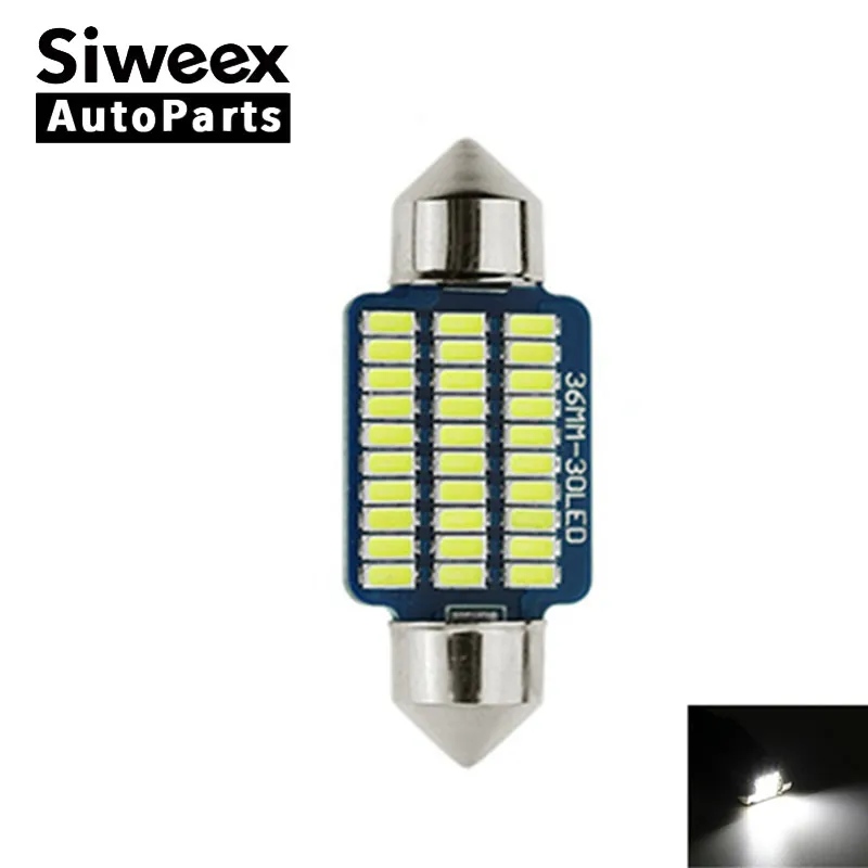 1 шт. 31 мм 36 мм/39 мм/41 Автомобильный светодиодный 21/30/36smd 3014 Светодиодный чтение