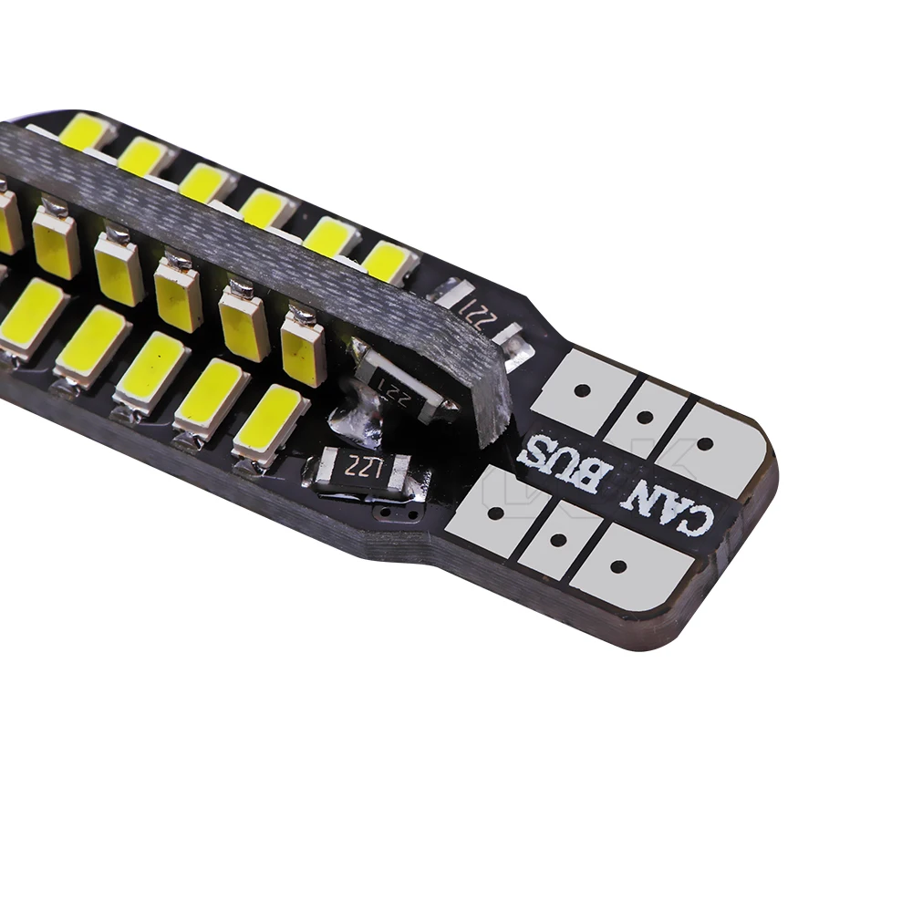 Супер яркий! 10 X T10 led canbus W5W T10 48led canbus 3014 SMD Canbus NO ERROR T10 48SMD автомобильная лампа парковочные лампы белого цвета