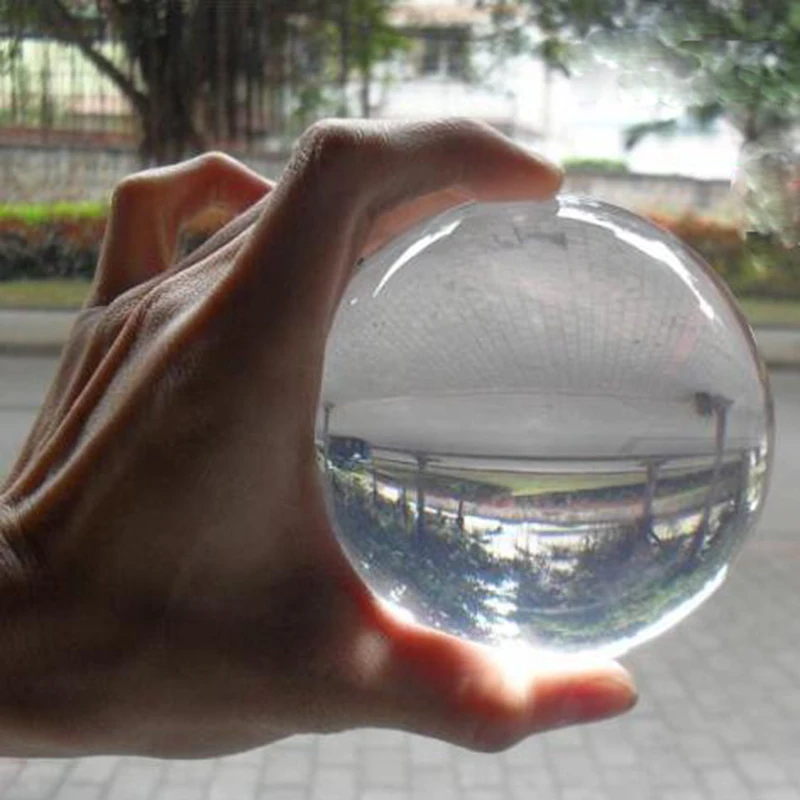 60/70/80/90 100mm cristal Ultra claro acrílico bola manipulación contacto malabares magia trucos ilusión juegos de magia niños