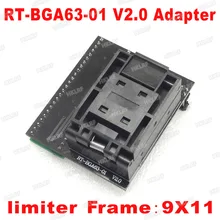 BGA63 адаптер для RT809H гнездо RT-BGA63-01 V2.0 0,8 мм 9x11