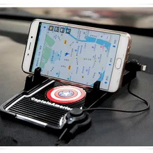 Автомобильный стиль автомобиля нескользящий коврик gps держатель телефона для Citroen C5 Suzuki hyundai Tucson Creta I30 Volvo XC60 XC90 S60 Seat Leon