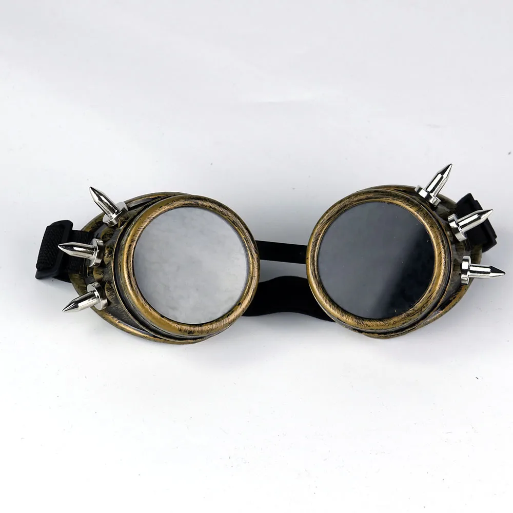 Очки в стиле стимпанк, противогаз, очки для косплея, реквизит, Готическая, противотуманная, Дымчатая маска для мужчин и женщин - Цвет: lie3