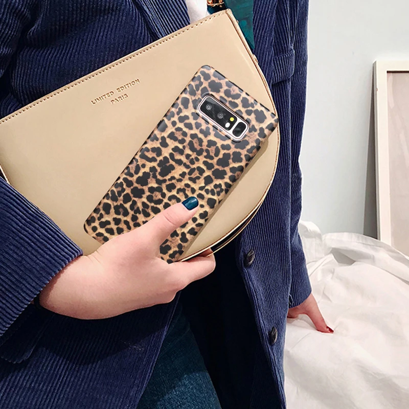 Чехлы YHBBCASES в стиле ретро с изображением леопарда для телефонов Samsung Note 10 Plus 8 9