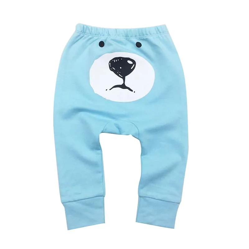 

Toddler Full Length Pants Newborn Baby Autumn Cotton Costumes Infant Girl Boys Clothing Unisex Mid Waisted Character Trousers