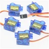 5pcs / 10pcs / 20pcs / 50pcs / 100pcs/lot New SG90 SG 90 9G Mini Micro Servo for RC 250 450 Helicopter Airplane Car Boat Robet 1
