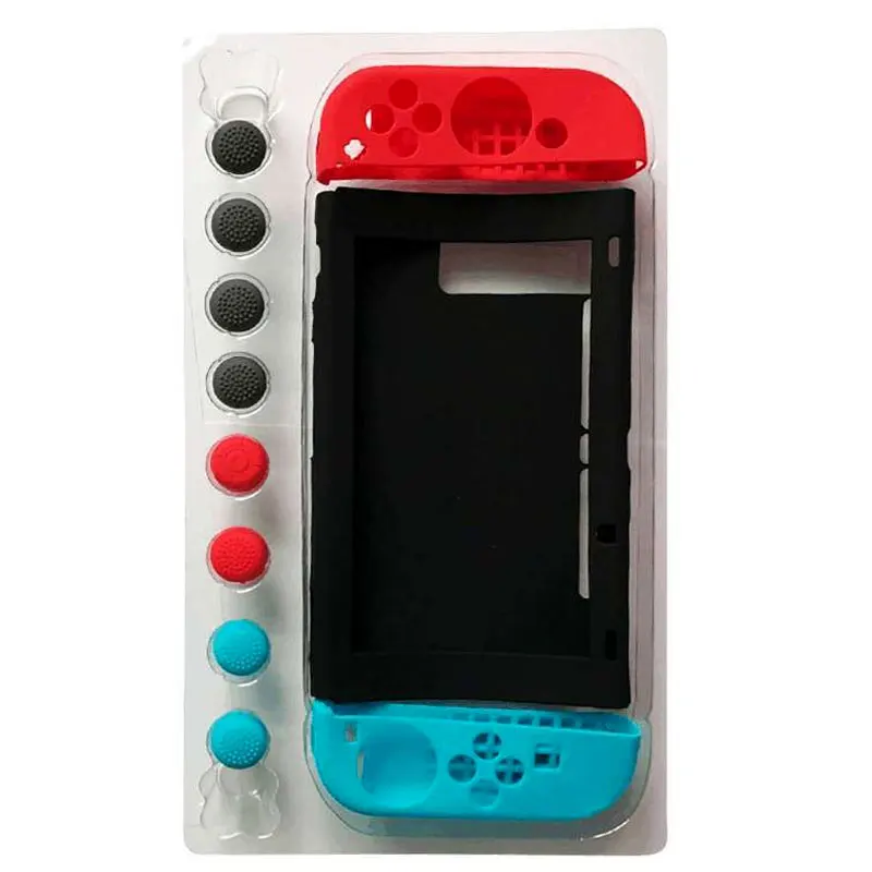11 in 1 Set Silicone Case Cover for Nintendo Switch NS NX Video Game