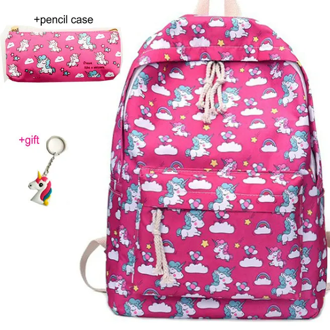 pink backpack