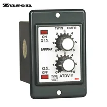 Zusen ATDV-Y двойное реле времени DC12V/24 V/36 V/AC110V/220 V/380 V