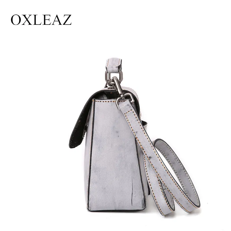 OXLEAZ Роскошные 2019 маленькие сумки женская сумка через плечо с верхней ручкой из