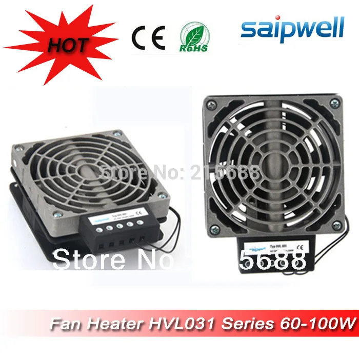 

Hot sale! Cheap!! 230V 100W room fan heater with fan HVL 031 series