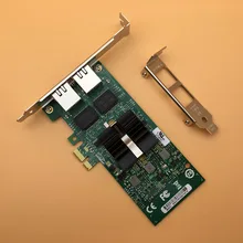 2 порта 82576 чипсет Gigabit Ethernet серверный адаптер PCI-E NIC карта E1G42ET RJ45