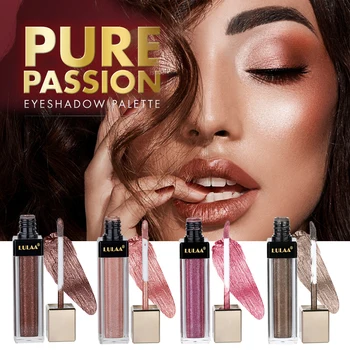 

12 Color LULAA Waterproof Low Light Eye Shadow Monochrome Flash Liquid Eye Shadow Eye Cosmetics Makeup Beauty Cosmetics TSLM1