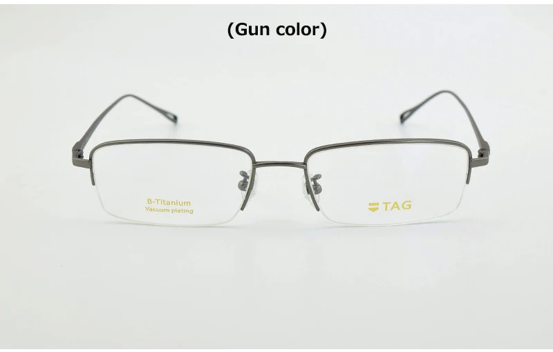 Очки при близорукости компьютерный тег бренд титановая оправа для очков Мужская мода ультра-легкие очки для глаз оправа для оптических очков