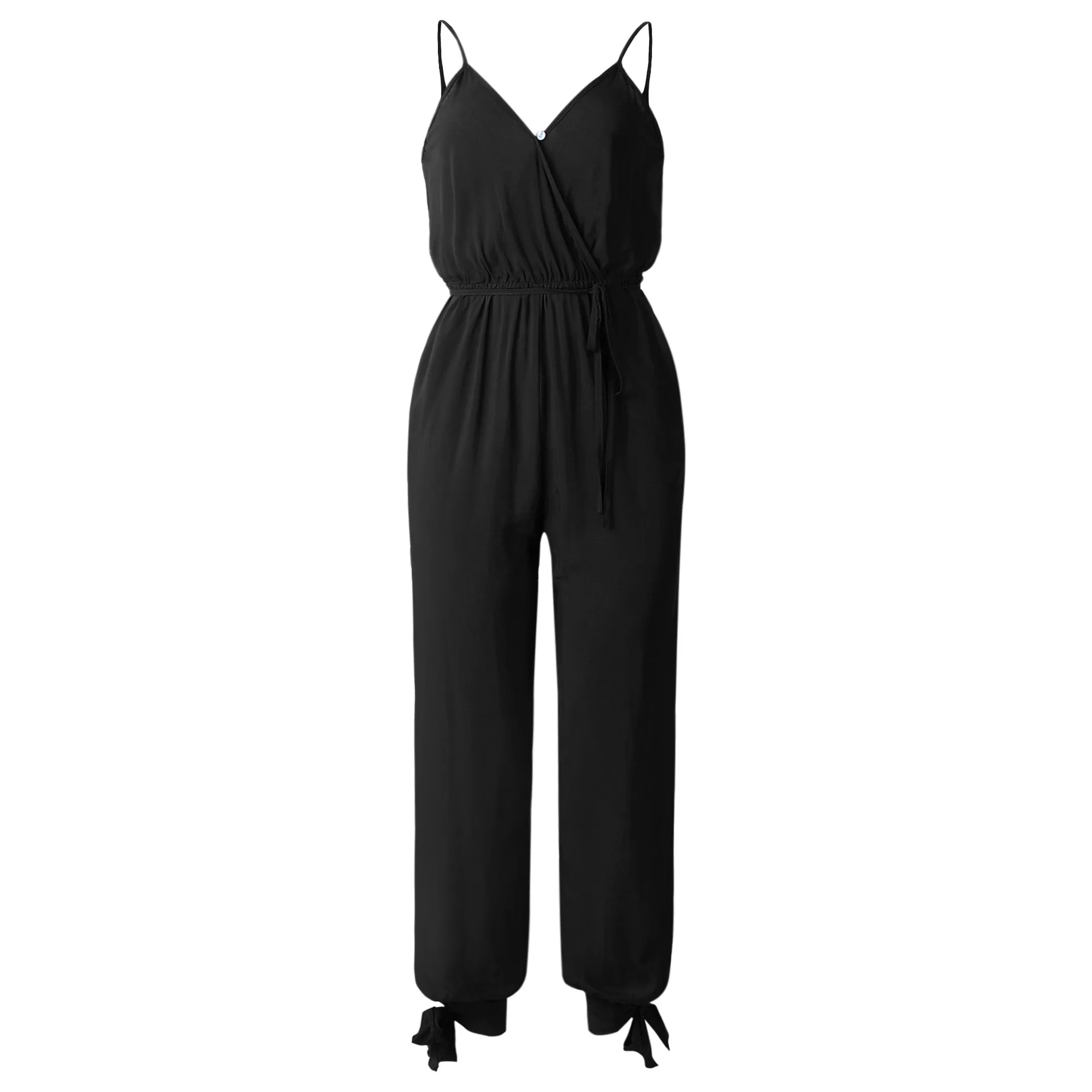 Women's Sexy New Trend Jumpsuit With Belt-3