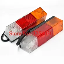 Поставка внутренний желтый/красный/белый 5 проводов 24 в прямоугольник задний фонарь HX-022 220*54*58 мм для TCM вилочных погрузчиков