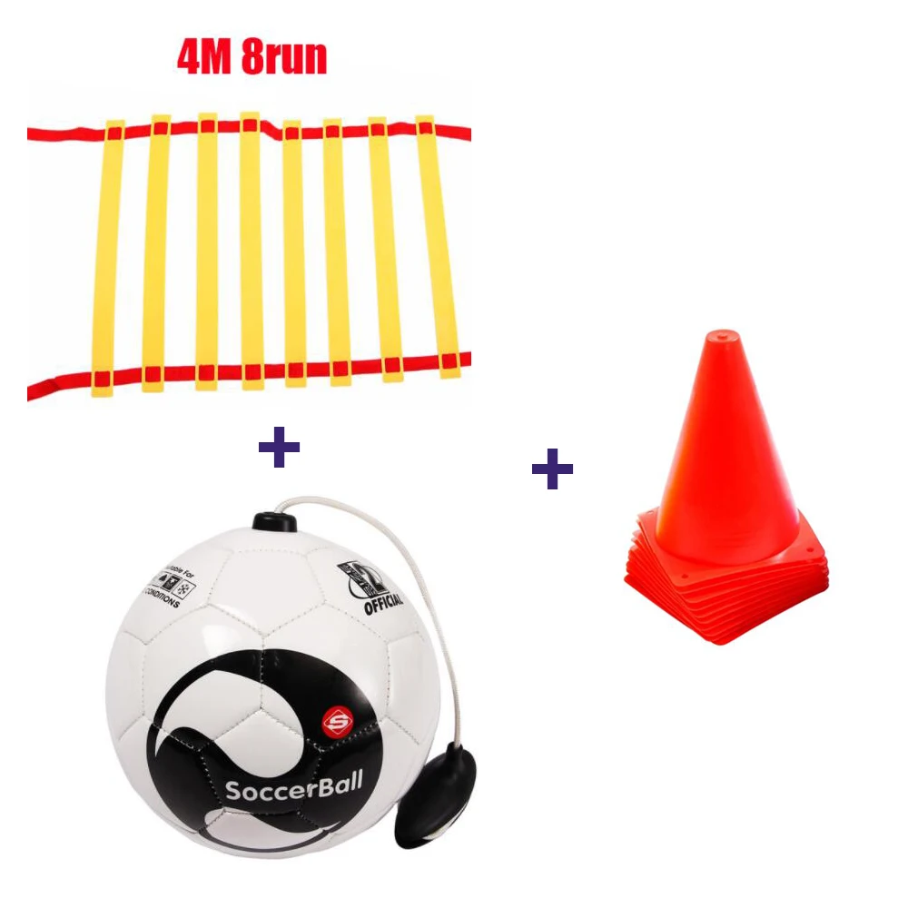 

Football Size 2 BALL Kick beginner Soccer Ball Practice Belt Training Equipment Standard free Signs and ladders Balls