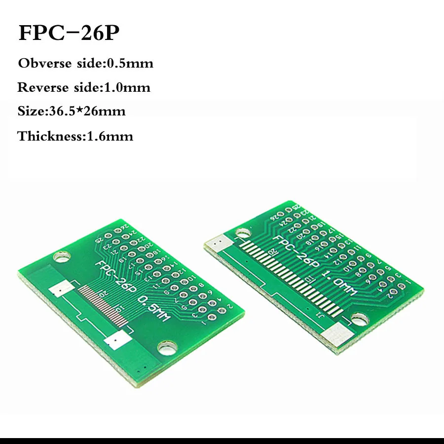 1 шт. двухсторонний 0,5 мм 1 мм FFC FPC 6 8 10 12 20 30 40 50 60 Pin до 2,54 мм FPC/FFC SMT адаптер гнездо пластины печатной платы разъем