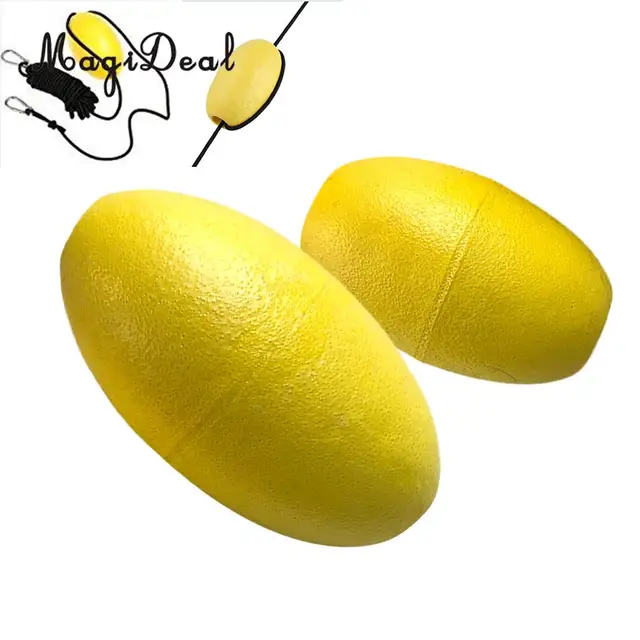 US $3.02 2 Pieces Lightweight Yellow EVA Floating Kayak Canoe Boat Drift Anchor Float Buoy for Water Sports 