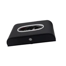 QHCP Авто Стайлинг коробка для салфеток бумажный Чехол Коробка для салфеток для Alfa Romeo Giulia Stelvio автомобильные аксессуары