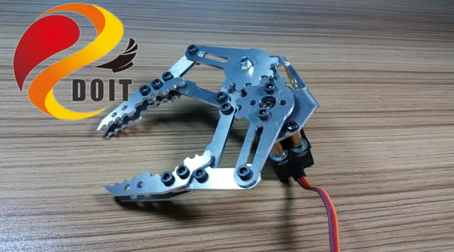 US $17.00 SZDOIT Mechanical Gripper Robot Metal Claw + MG996R Servo Robot Accessories Educational Competition