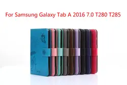 Печатный серии PU кожаный чехол для samsung Galaxy Tab 2016 7,0 T280 T285 защитной оболочки для Galaxy Tab 4 7,0 + ручка