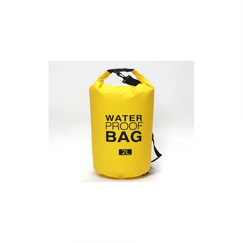 Сумка для плавания сумка для воды 10L 15L 20L водонепроницаемая сумка для хранения сухой мешок для наружного приключения Кемпинг Canyoneering Sailing Surfing - Цвет: 2L Yellow