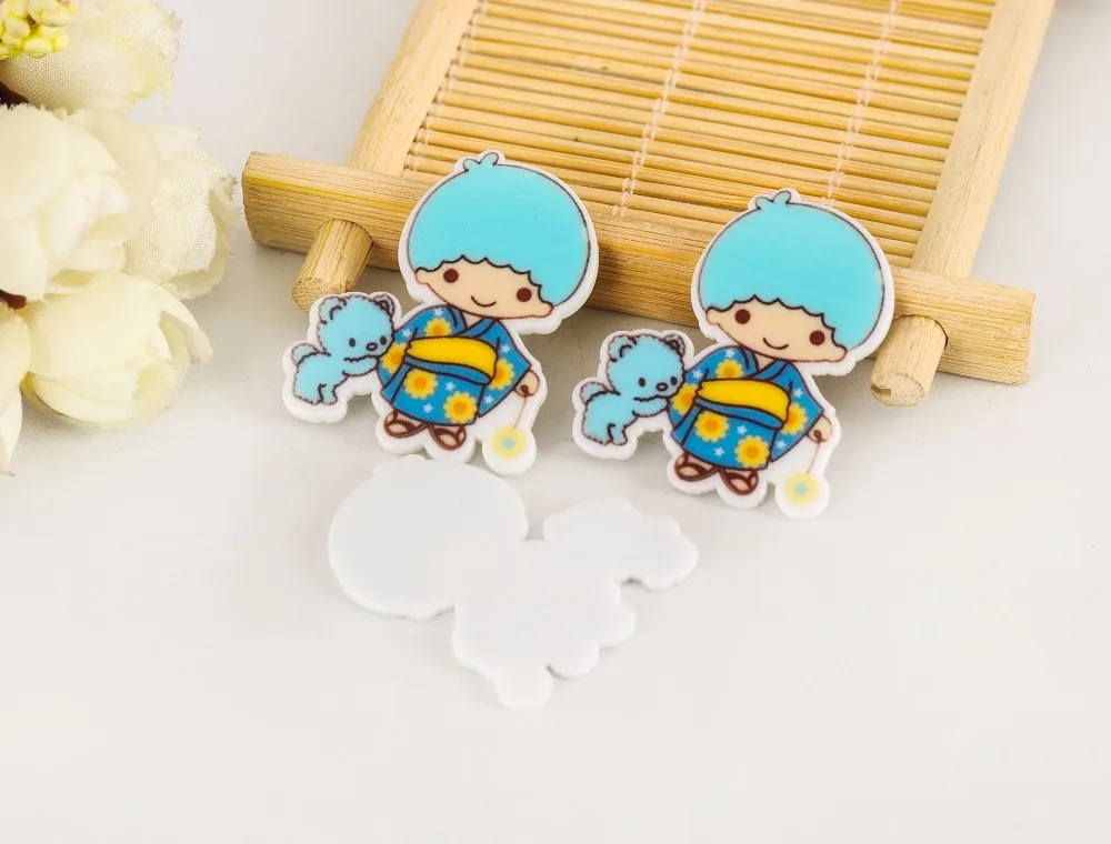 

10pcs/lot DIY resin cabochons accessories flat back resin planar angel