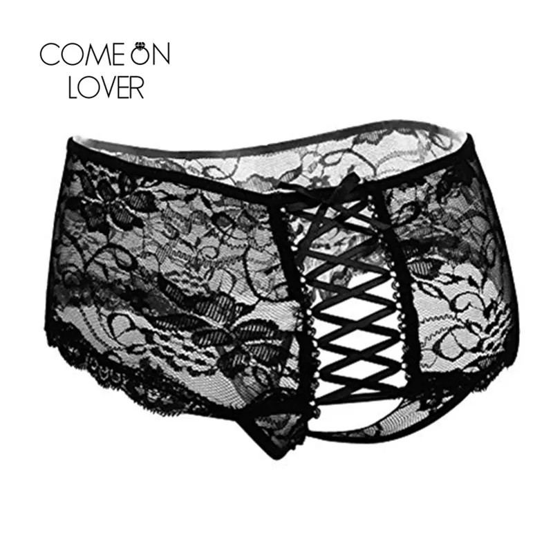 Comeonlover Lace Underwear 4 Color Low rise See Through Lingeries