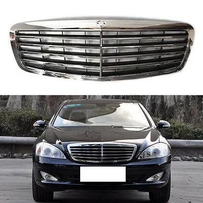 ForBenz W221 S500 S600 S350 S400 S300 S430 2005-2009 ABS вентиляционное отверстие гриль серебристый