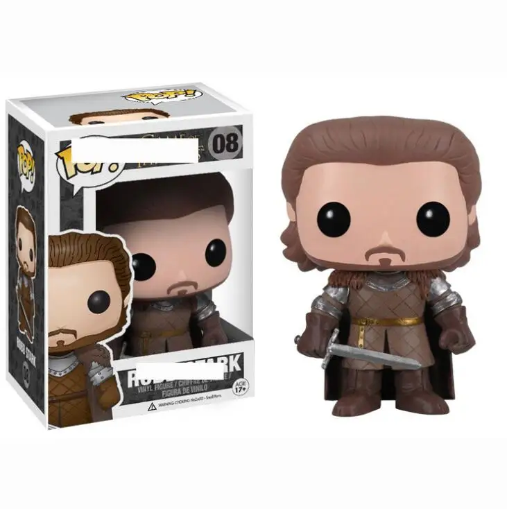 FUNKO поп Игра престолов фильм Коллекционная модель игрушки Песнь Льда и Огня виниловая кукла подарок на день рождения фигурка - Цвет: Box