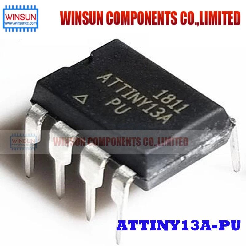 Флэш память 1 шт. флэш с автоматическим восстановлением 1K 20 МГц DIP8 ATTINY13A 13 ATTINY13 13A