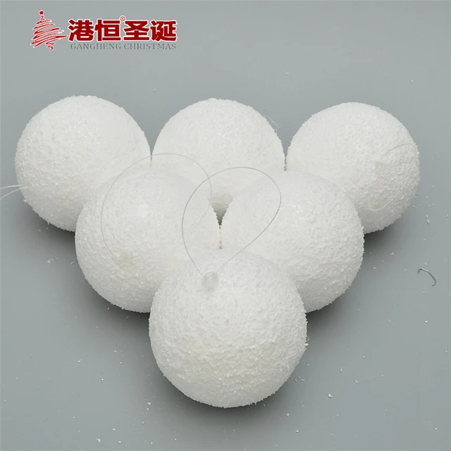 white christmas balls snowballs christmas tree decor snowballs christmas ornaments hanging xmas noel ornaments for home - White Christmas Balls white christmas balls snowballs christmas tree decor snowballs christmas ornaments hanging xmas noel ornaments for home - White Christmas Balls