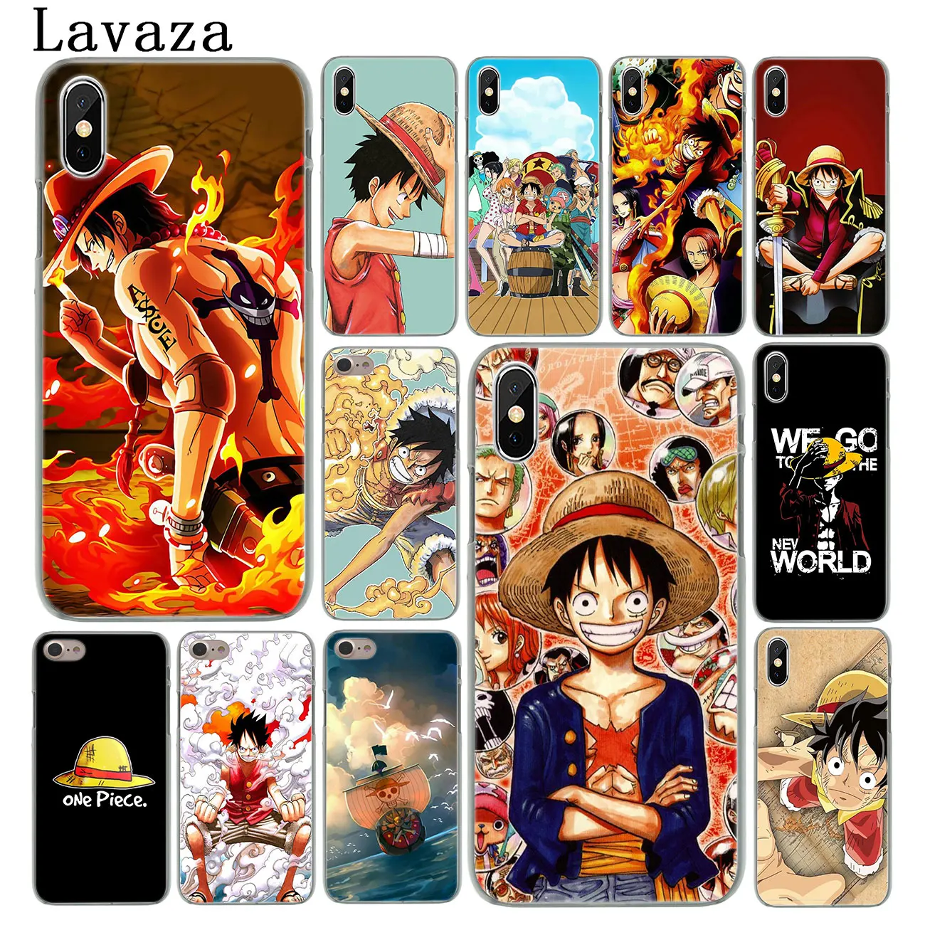 Милый цельный жесткий чехол для телефона Lavaza Luffy iPhone XR X XS 11 Pro Max 10 7 8 6 6S 5 5S SE 4