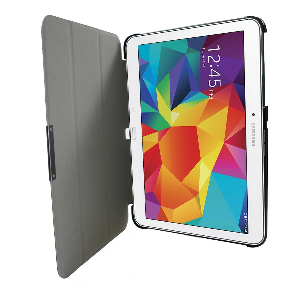 sm t530 t535 t531 tablet stand cover case for Samsung Tab 4 10.1 Ultrathin  slim leather smart cover case magnetic auto sleep|case samsung|case  computercase cover for iphone - AliExpress