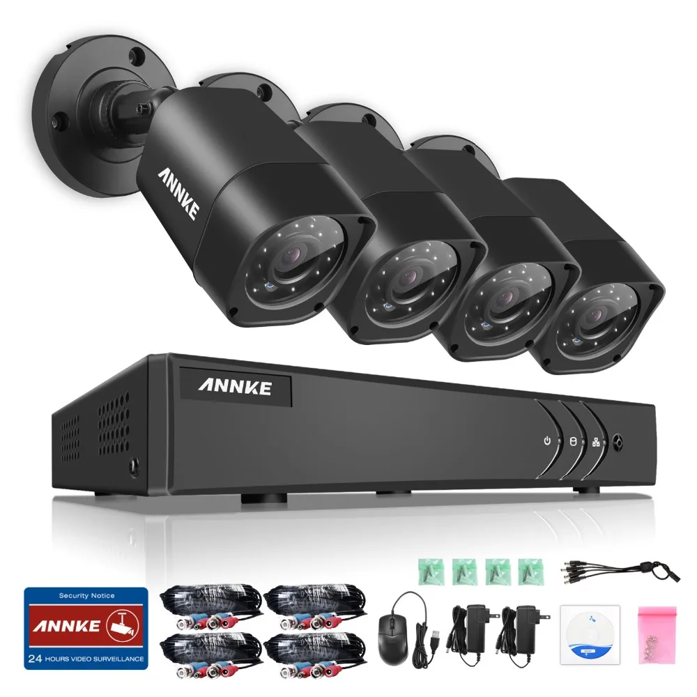bilder für ANNKE 4CH 720 P HD CCTV-System 1080N DVR mit 720 P IR Outdoor Überwachungskamera 4 kanäle Home Security System E-mail alarm bilder für ANNKE 4CH 720 P HD CCTV-System 1080N DVR mit 720 P IR Outdoor Überwachungskamera 4 kanäle Home Security System E-mail alarm