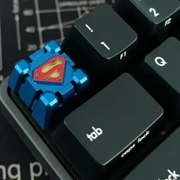 

For Superman Cherry MX Switches Mechanical Keyboard Metal Keycap Custom ESC Keycap