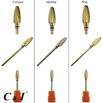

Flame Shape Nail Drill - Flame Bit- Carbide Nail Drill Bit For Nail Drill Machine- Nail Bit