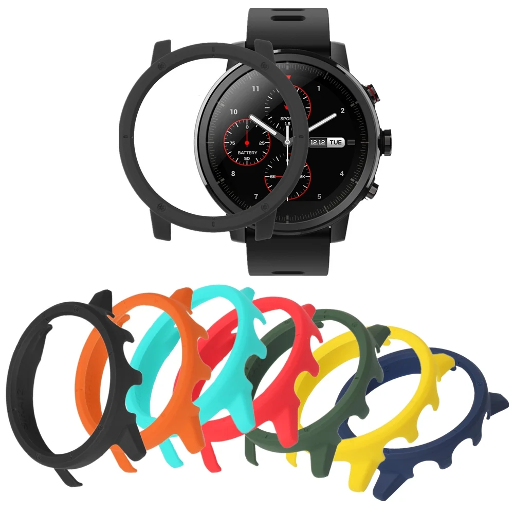 

Protector Watch Case for Xiaomi Huami Amazfit 2 Stratos Anti-Scratch PC Cover for Huami Amazfit Stratos 2S Frame Bumper Shell