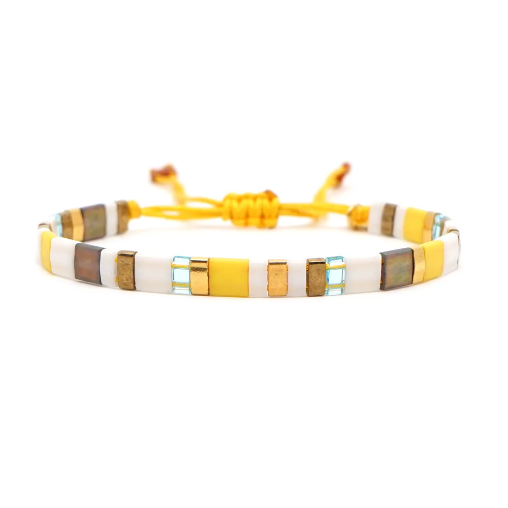 JOYE браслеты в стиле бохо Миюки Тила бусины браслет для женщин пляжные ювелирные изделия дамский браслет ручной работы модные аксессуары для женщин