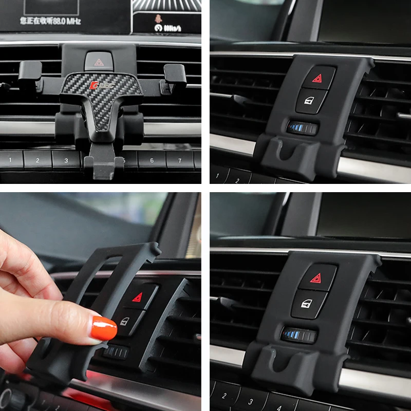 Для BMW 3 серии F30 2013 держатель на вентиляционное отверстие автомобиля Регулируемый держатель для телефона Подставка для сотового мобильного телефона стабильная Колыбель